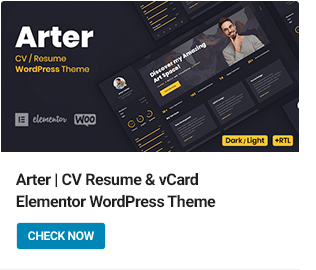 Arter WordPress Theme