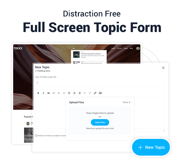 TREKX - bbPress Forum Outdoor Community WordPress Theme - 5