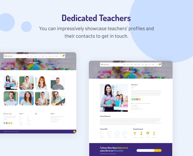 Ibble School- Education WordPress Theme teachers