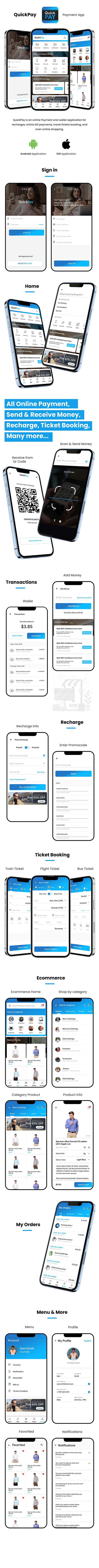 2 App Template| Online Bill Payment App| Recharge App| Booking App| Wallet App| QuickPay - 5