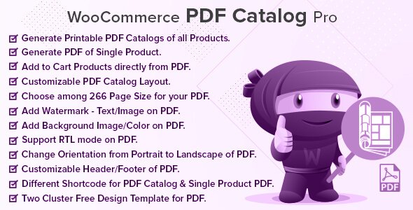 woocommerce pdf catalog