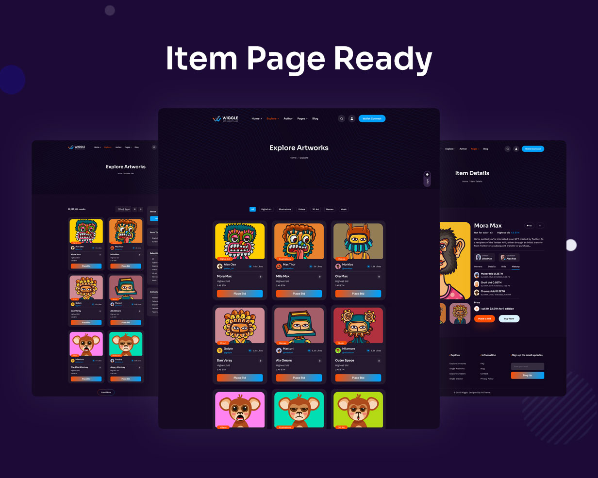 Wiggle - NFT Marketplace