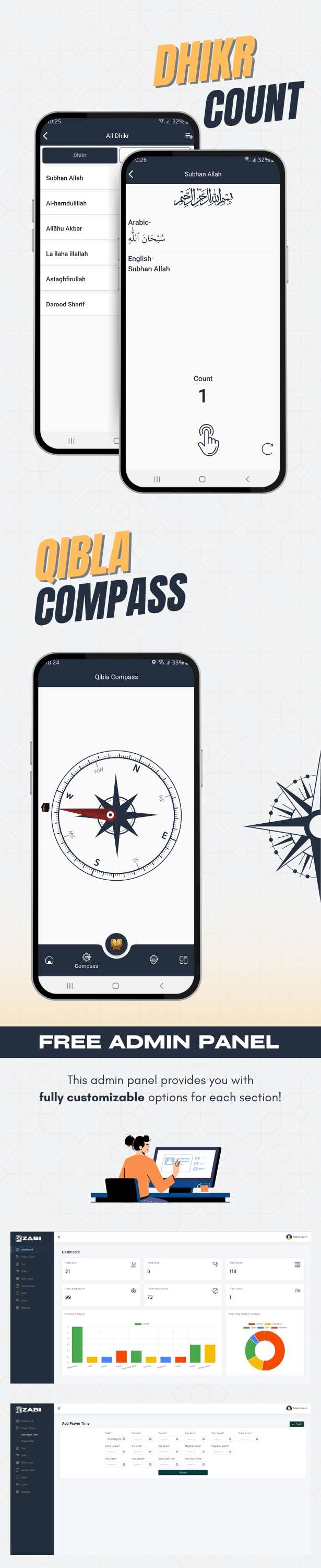 Zabi Islamic Flutter & Android ISO App - 6