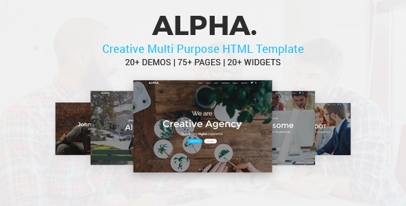 Alpha Dot Multi Purpose HTML5 Template - Corporate Site Templates