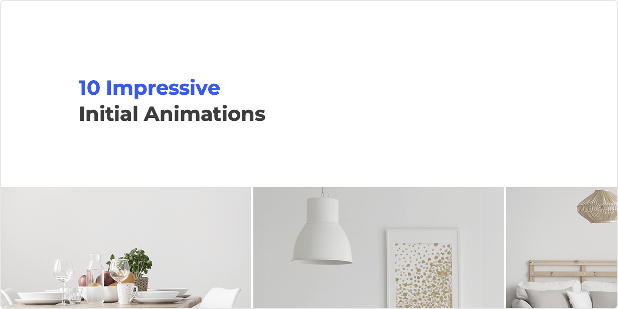 10 Impressive Initial Animations