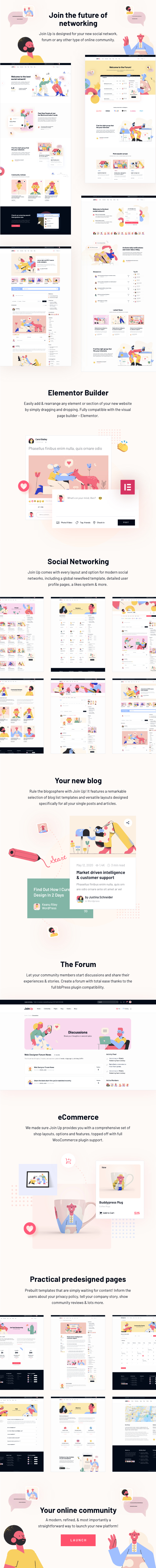 Join Up - BuddyPress Community Theme - 2