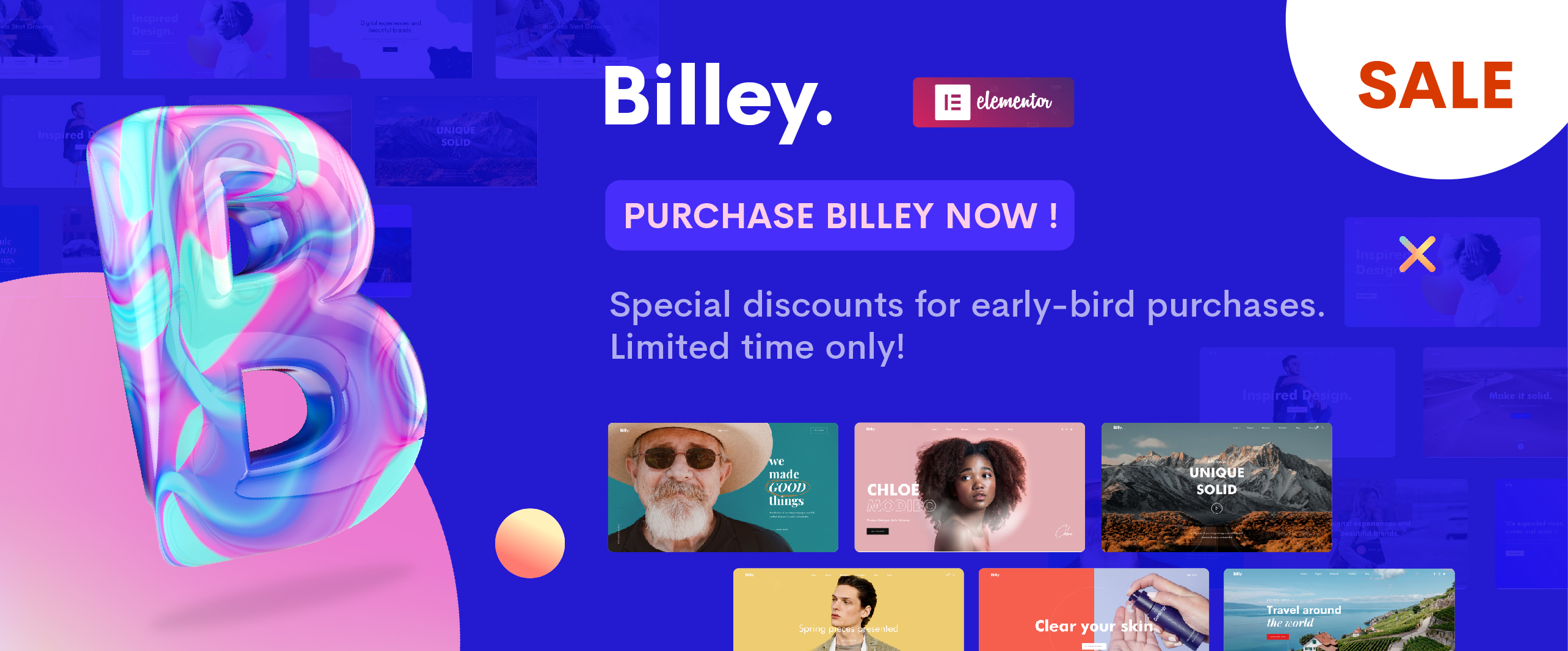 Billey - Tema de WordPress de portfólio criativo e agência - 10