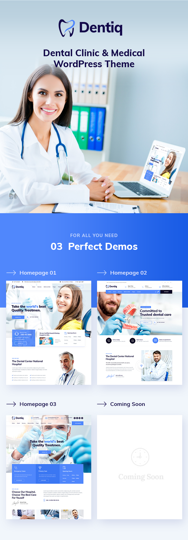 Dentiq WordPress Theme