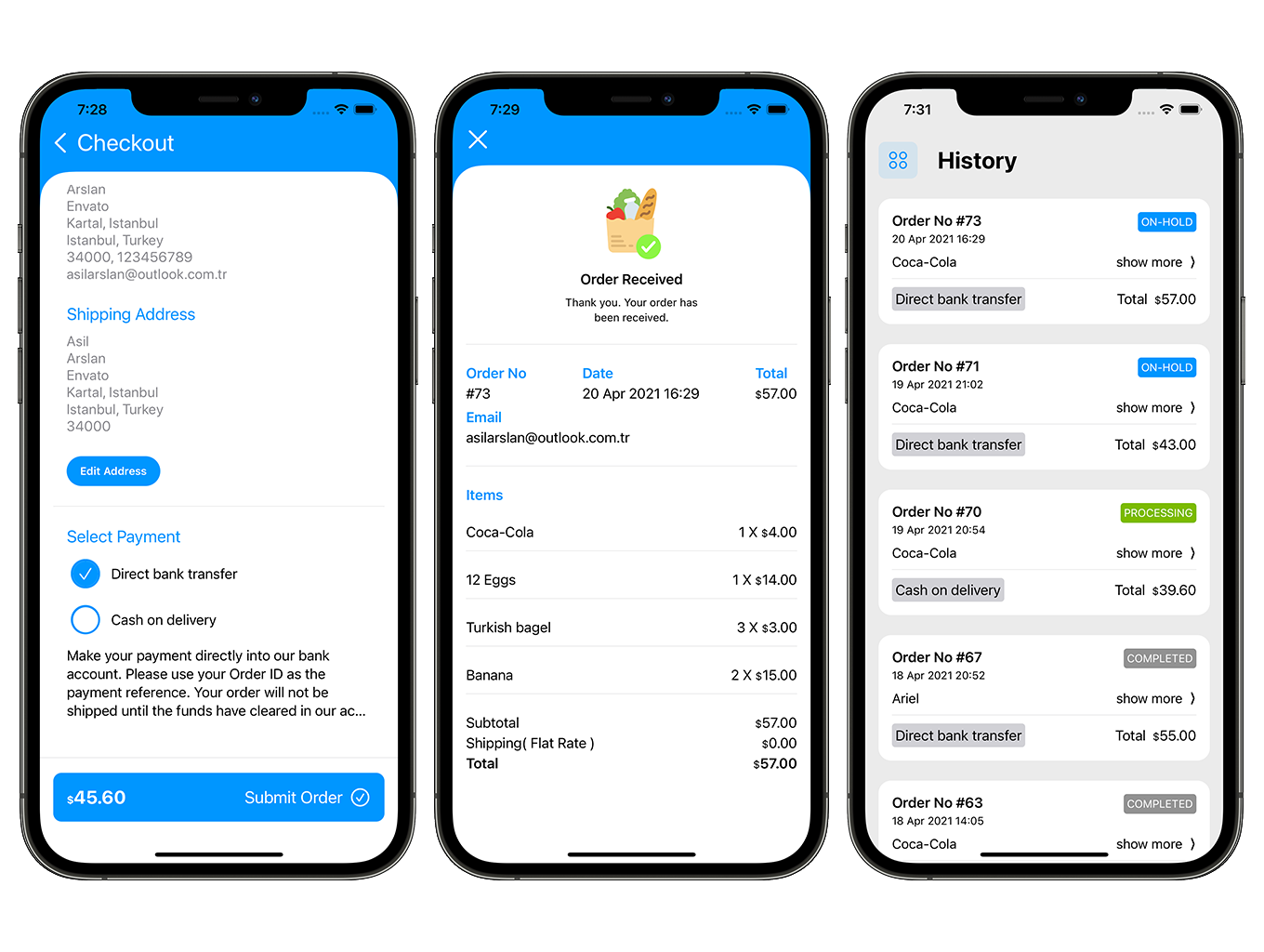 SwiftUI Grocery App | Woocommerce Full iOS Application - 7