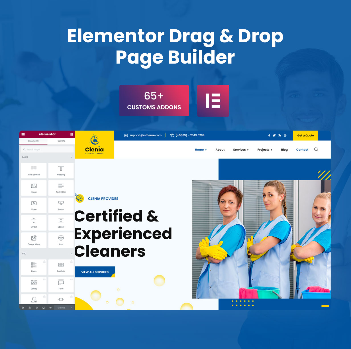 Clenia - Cleaning Services WordPress Theme - 5