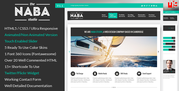 Naba - Multipurpose Business HTML Template - Portfolio Creative