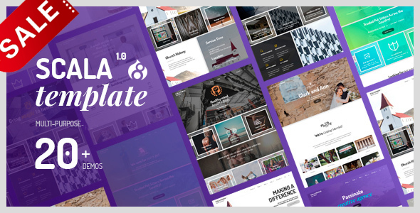 Scala | Multi-Purpose Onepage - Multipage Drupal 8 Theme