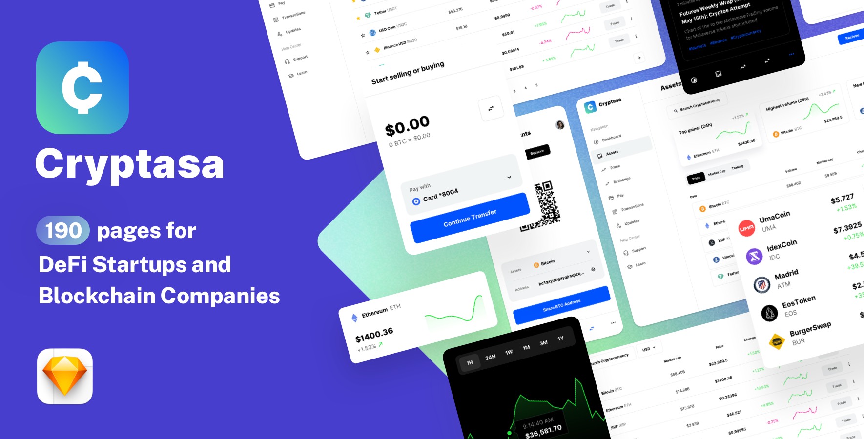 Cryptasa UI Kit