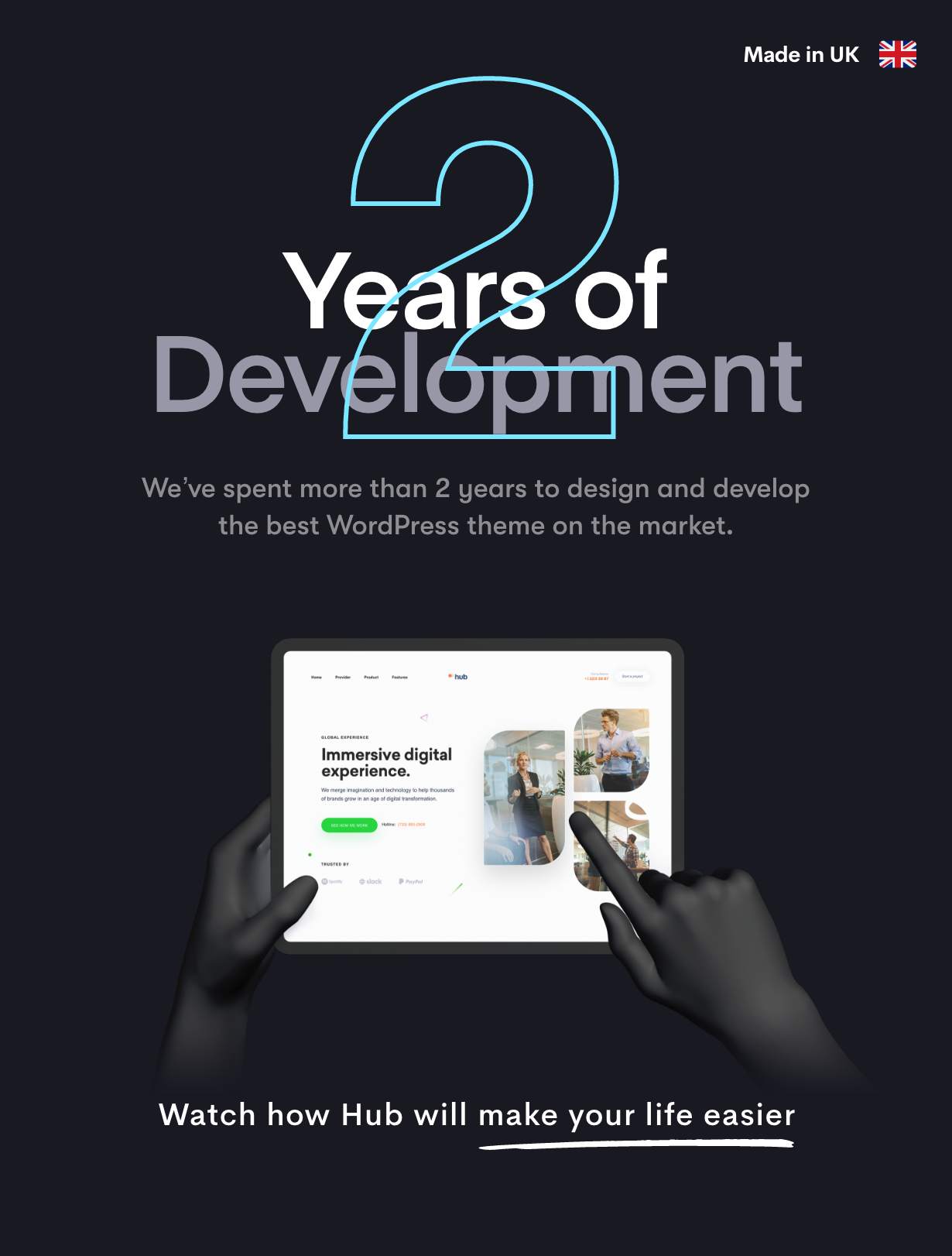 Hub - Responsive Multi-Purpose WordPress Theme - 14