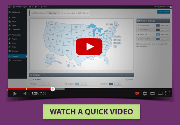 US Map WordPress plugin Tutorial