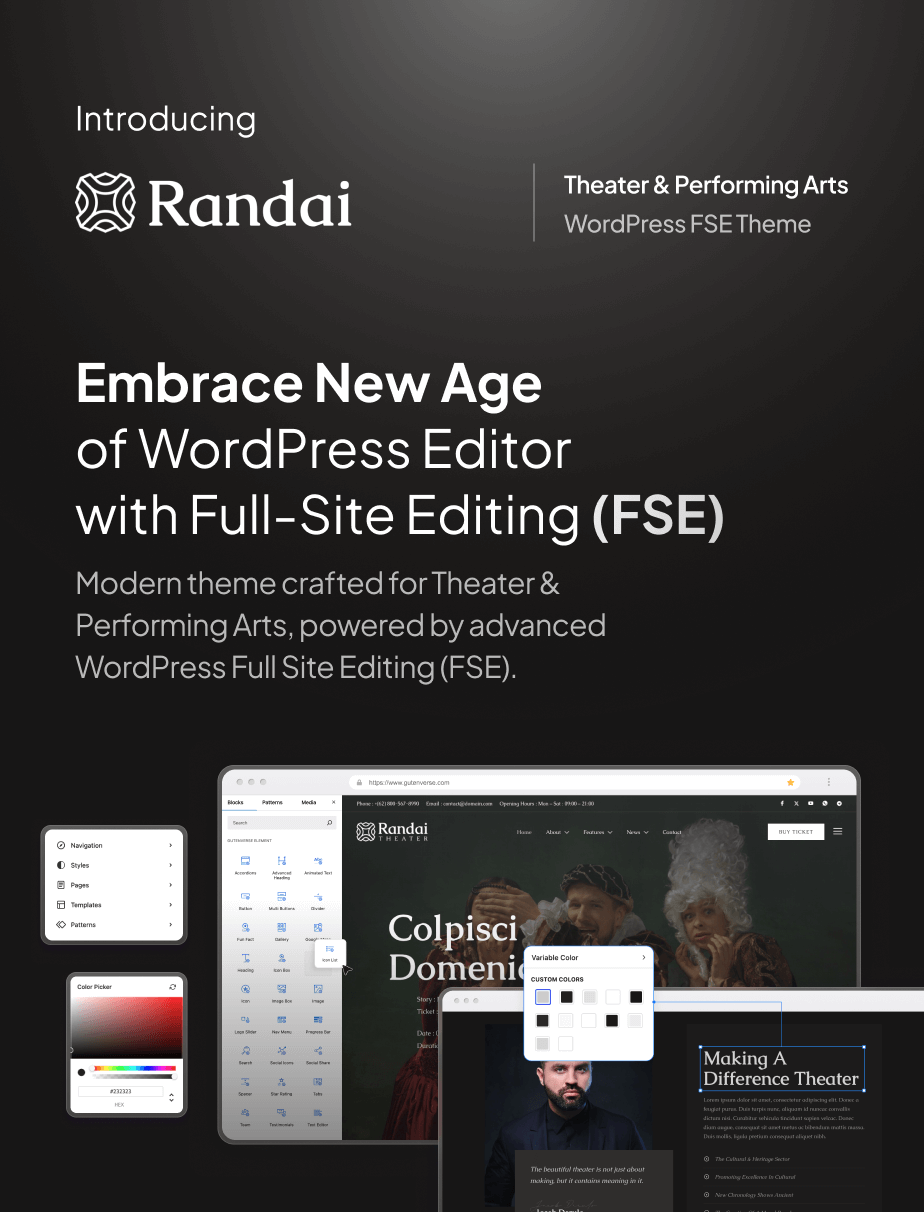 Randai – Theater Entertainment & Performing Arts FSE WordPress Theme - 3