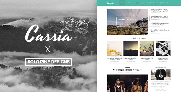 Cassia - A Responsive WordPress Blog Theme