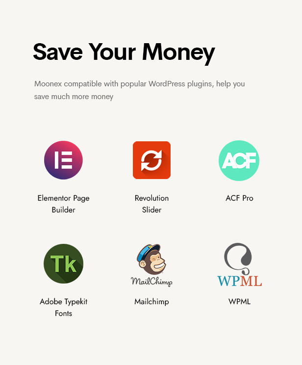 Moonex - Agency & Portfolio WordPress Theme - 8