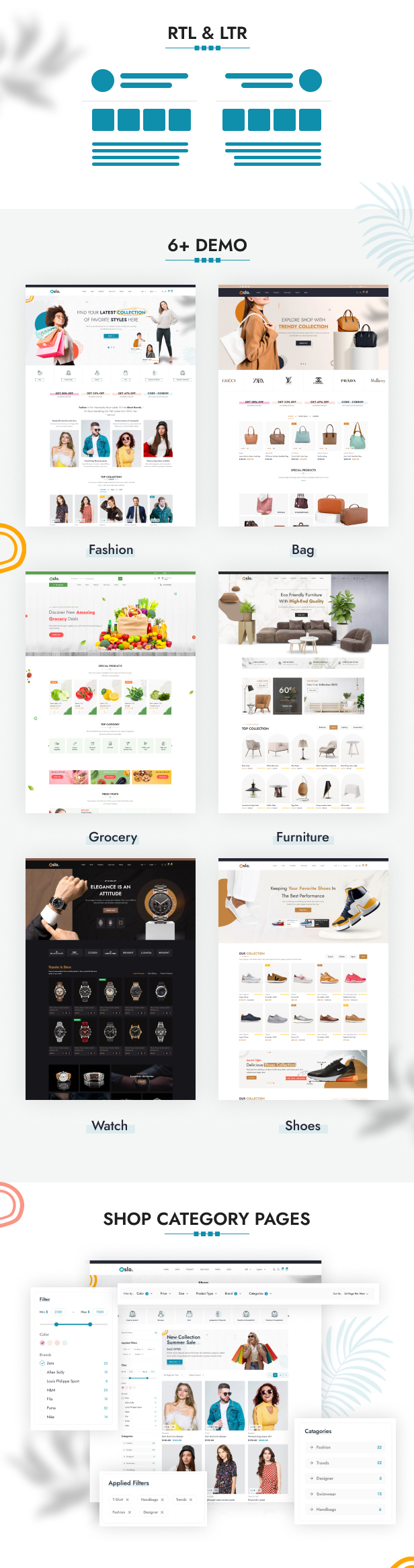 Oslo Multipurpose Ecommerce HTML Template
