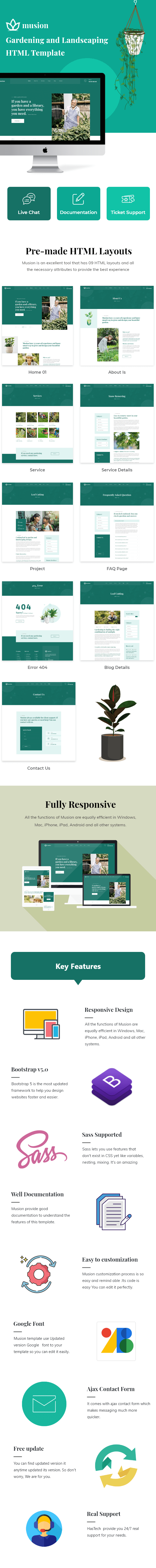 Musion – Gardening and Landscaping HTML Template - 1