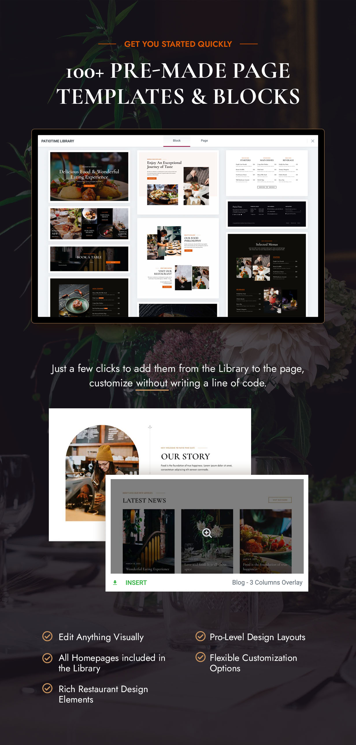 PatioTime - Restaurant WordPress Theme.