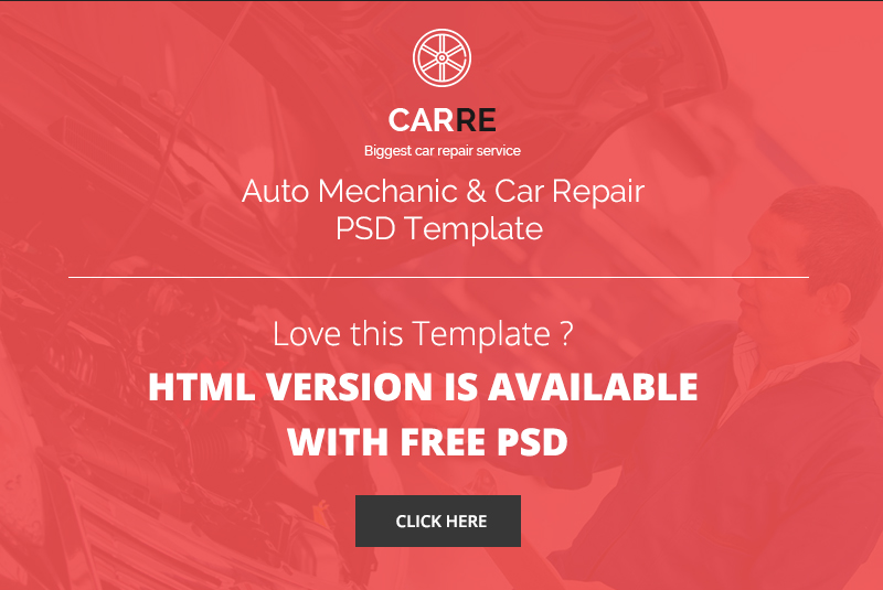 CARRE - Auto Mechanic & Car Repair PSD  - 1