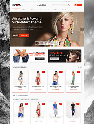 Reviver - Responsive Multipurpose VirtueMart Theme