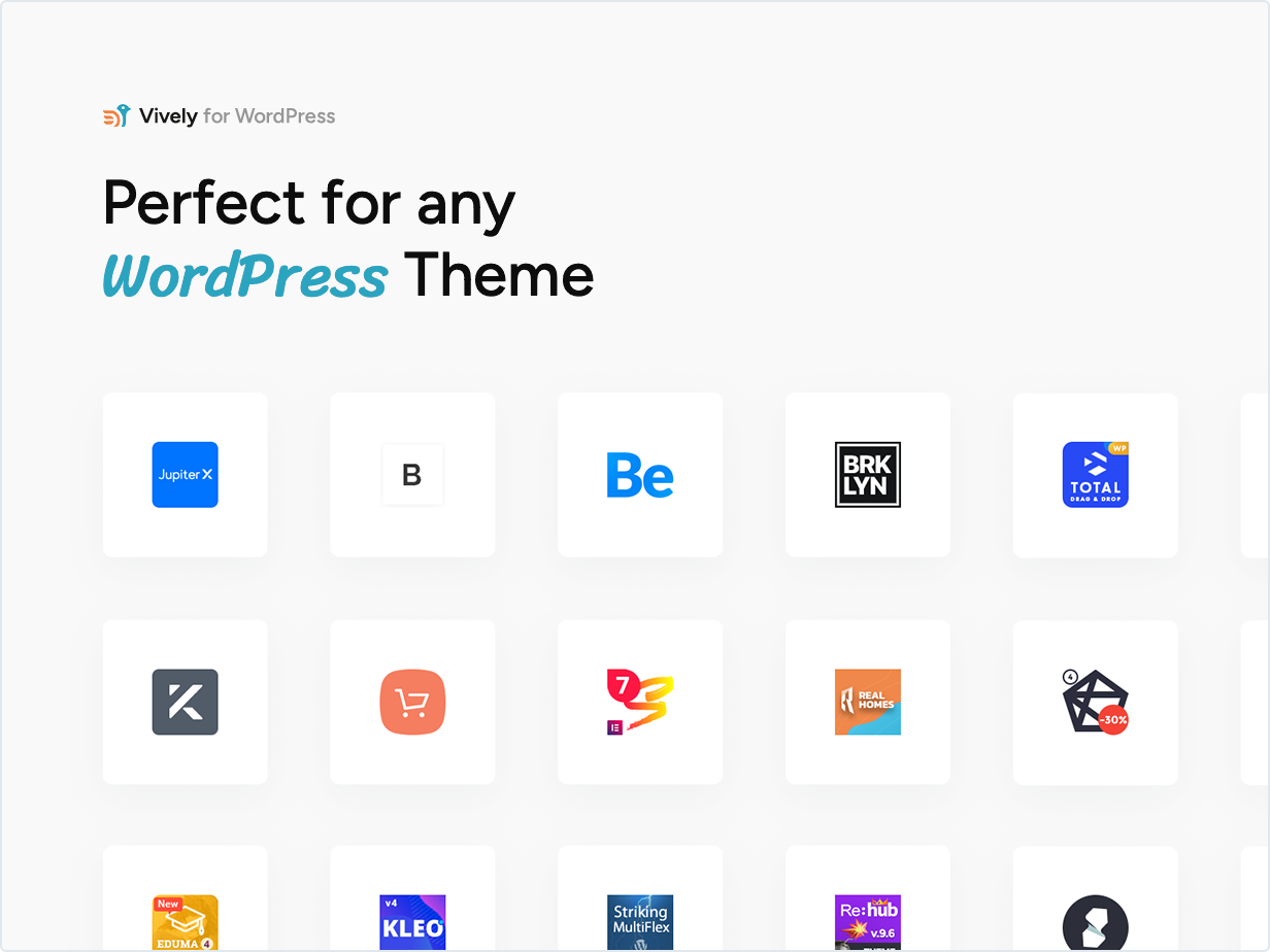Perfect for any WordPress Theme