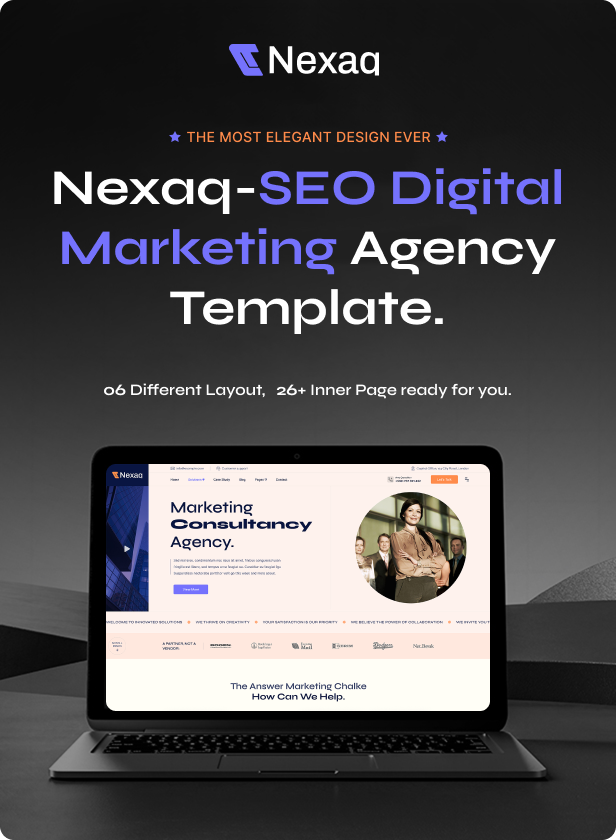 Nexaq - SEO & Digital Marketing Agency React Next JS Template - 2