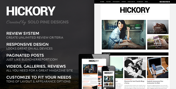 Hickory - A WordPress Magazine Theme