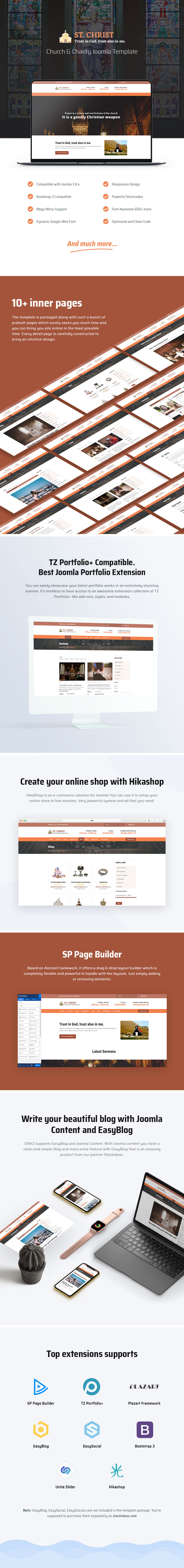 St. Christ - Church & Charity Joomla Template