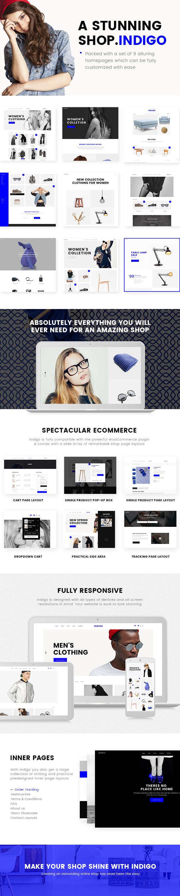 Indigo - Simple WooCommerce Shop - 1