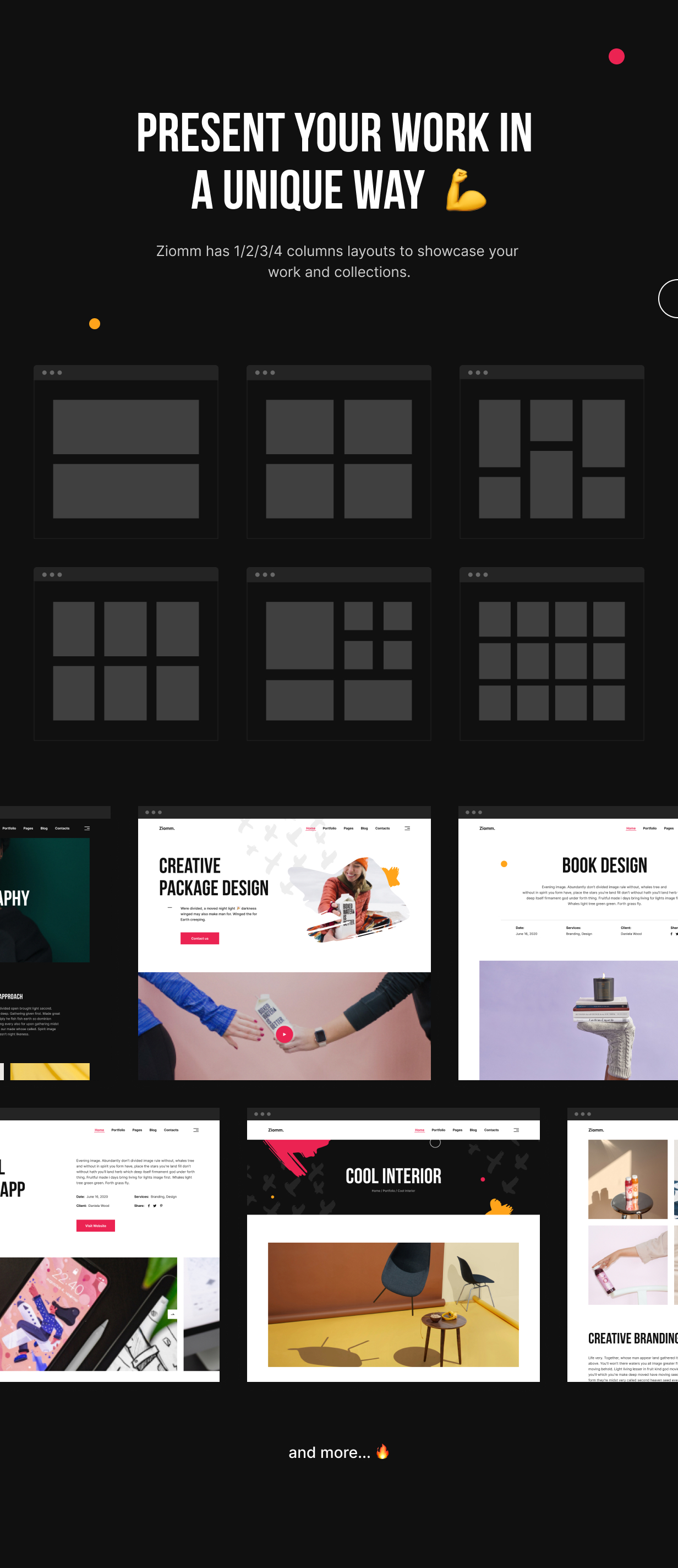 Ziomm - Creative Agency & Portfolio WordPress Theme