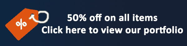 50% off on all items