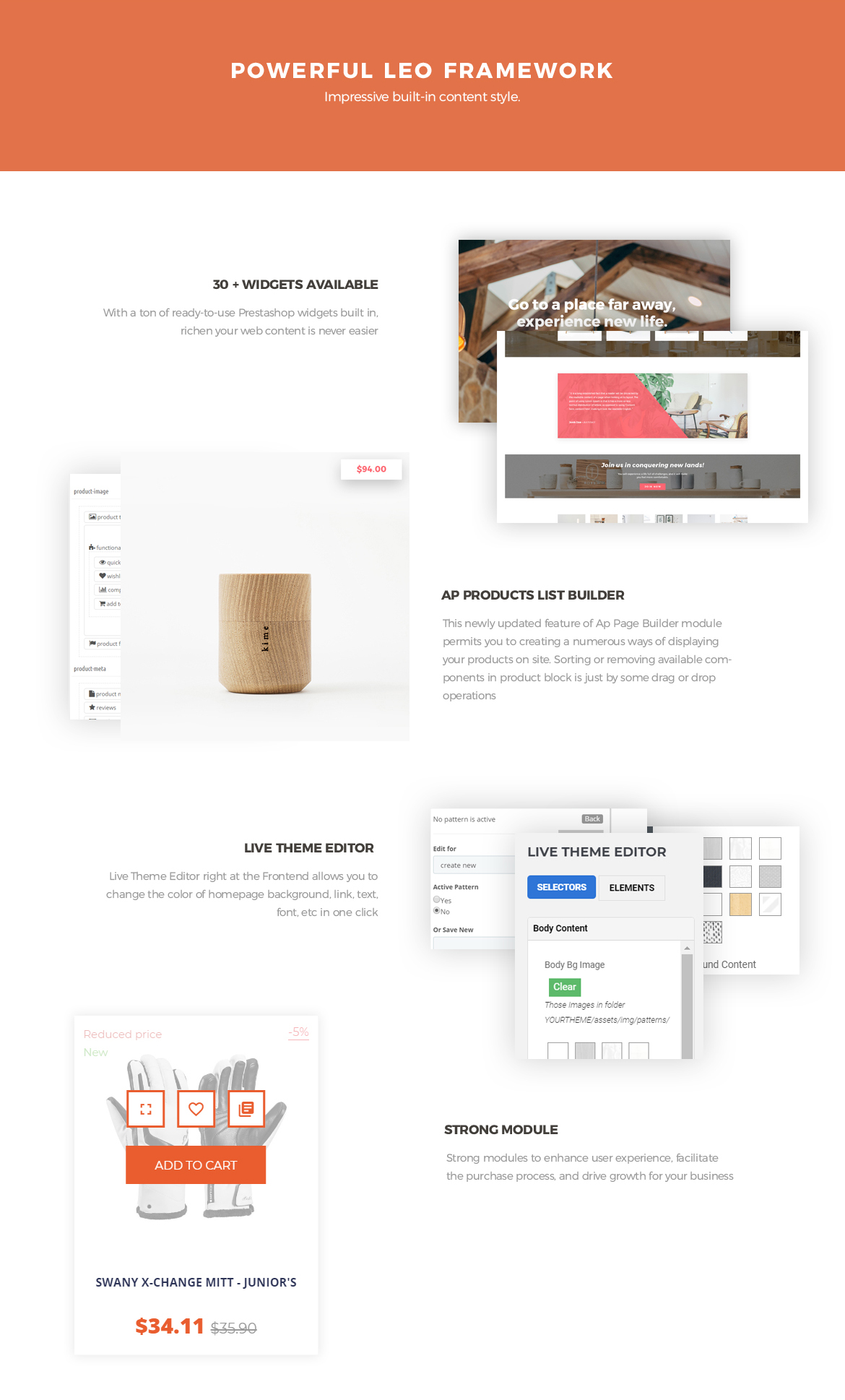 Bos Voyage Responsive Furniture & Interior Prestashop Theme - Powerful Framework