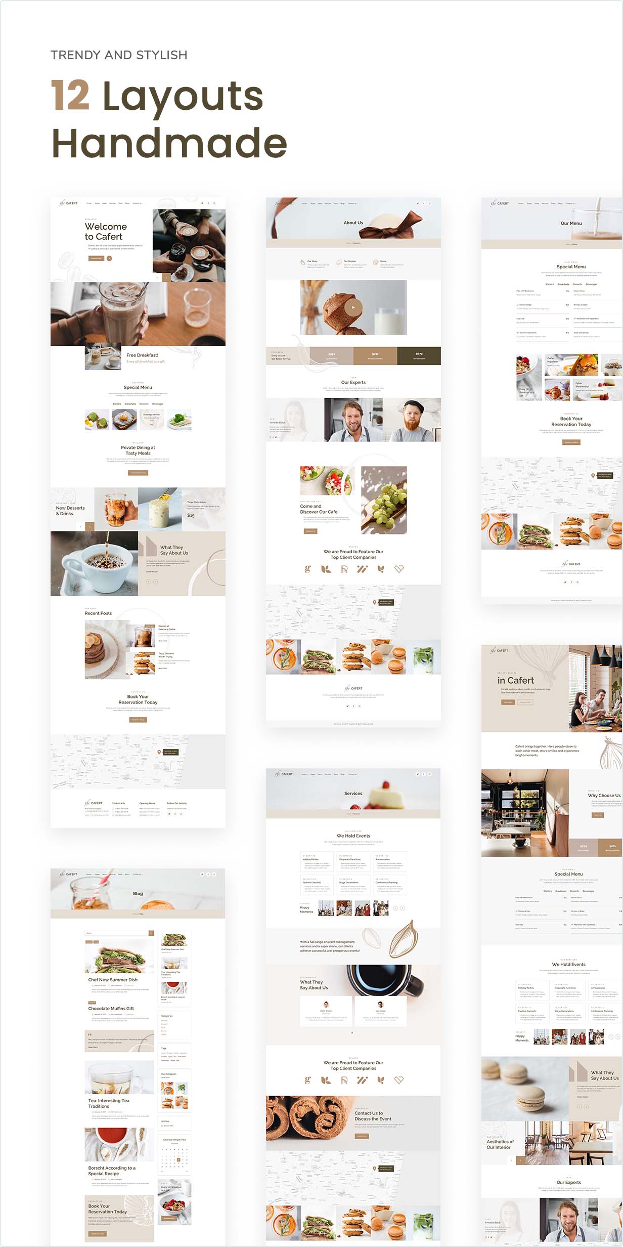 12 Layouts Handmade