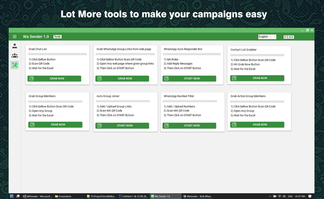 WaSender - Bulk WhatsApp sender / Group Sender / WhatsApp bot - 5
