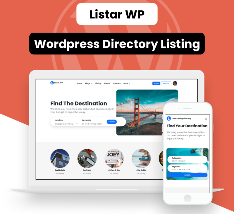 Listar FluxPro - Flutter mobile directory listing & booking - WordPress Backend - 12