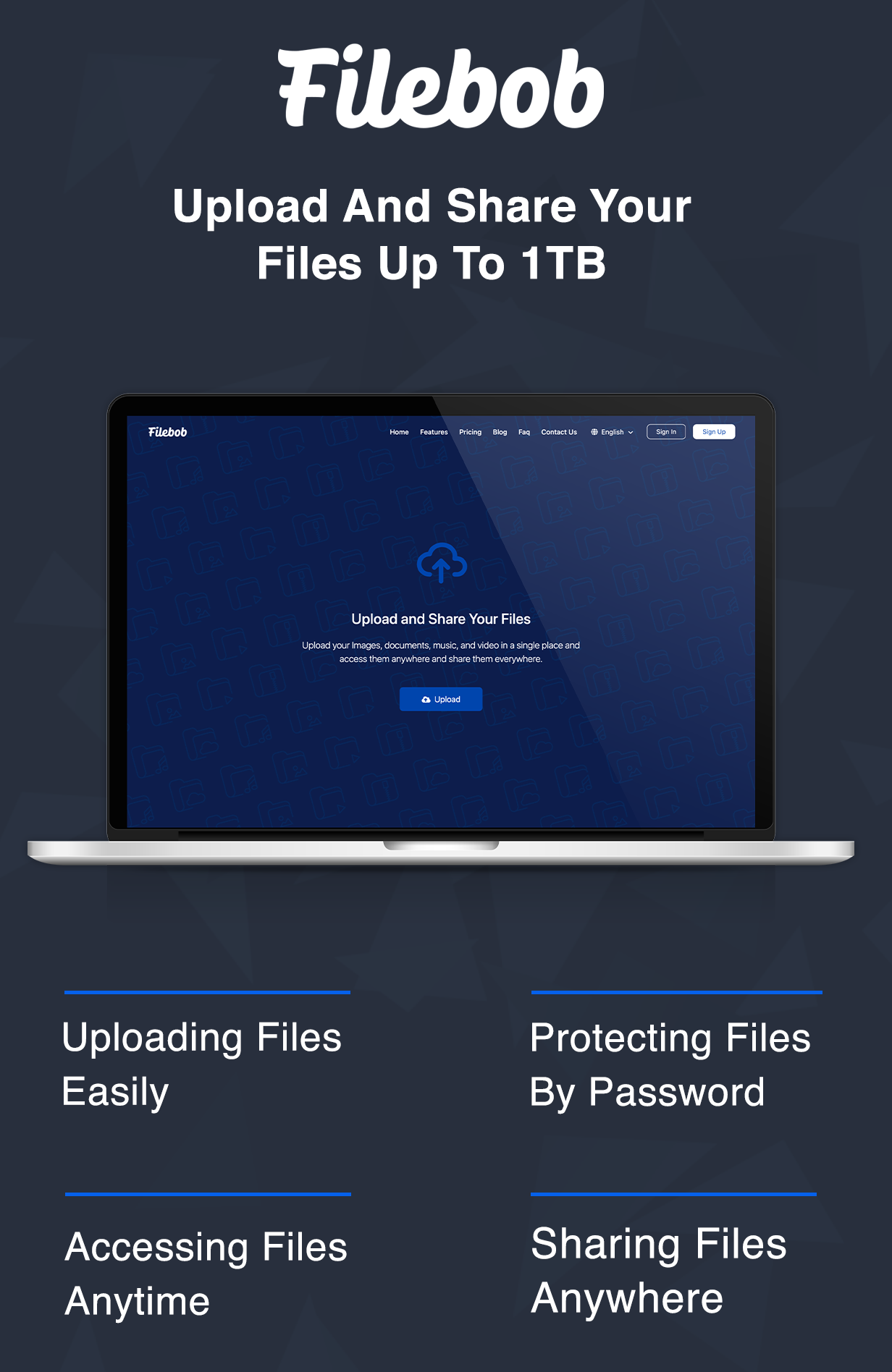 Filebob file sharing and storage platform Nulled