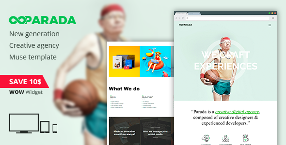 Parada | Creative Agency Muse Template