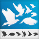 flying white doves