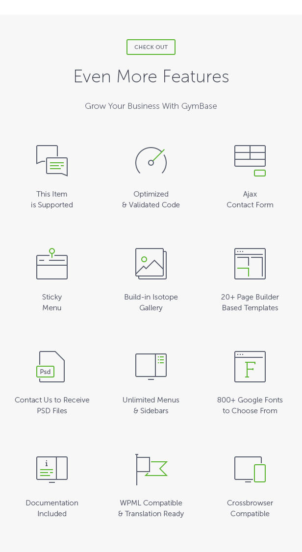 GymBase WordPress Theme for gym, fitness and workout centers