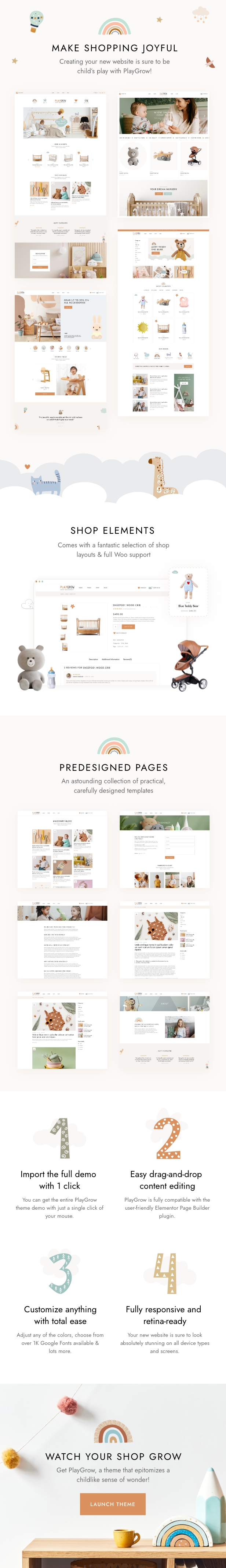 PlayGrow - Baby Shop and Kids Store WordPress Theme - 2