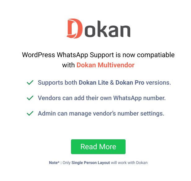 Dokan Multivendor Support