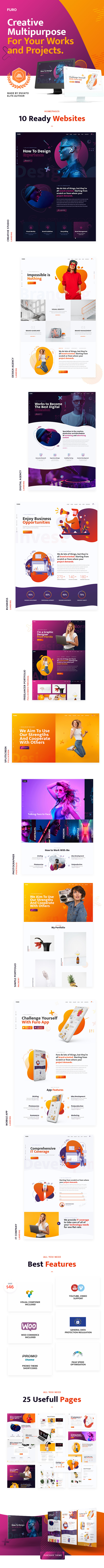 Furo - A Creative MultiPurpose WordPress Theme - 4
