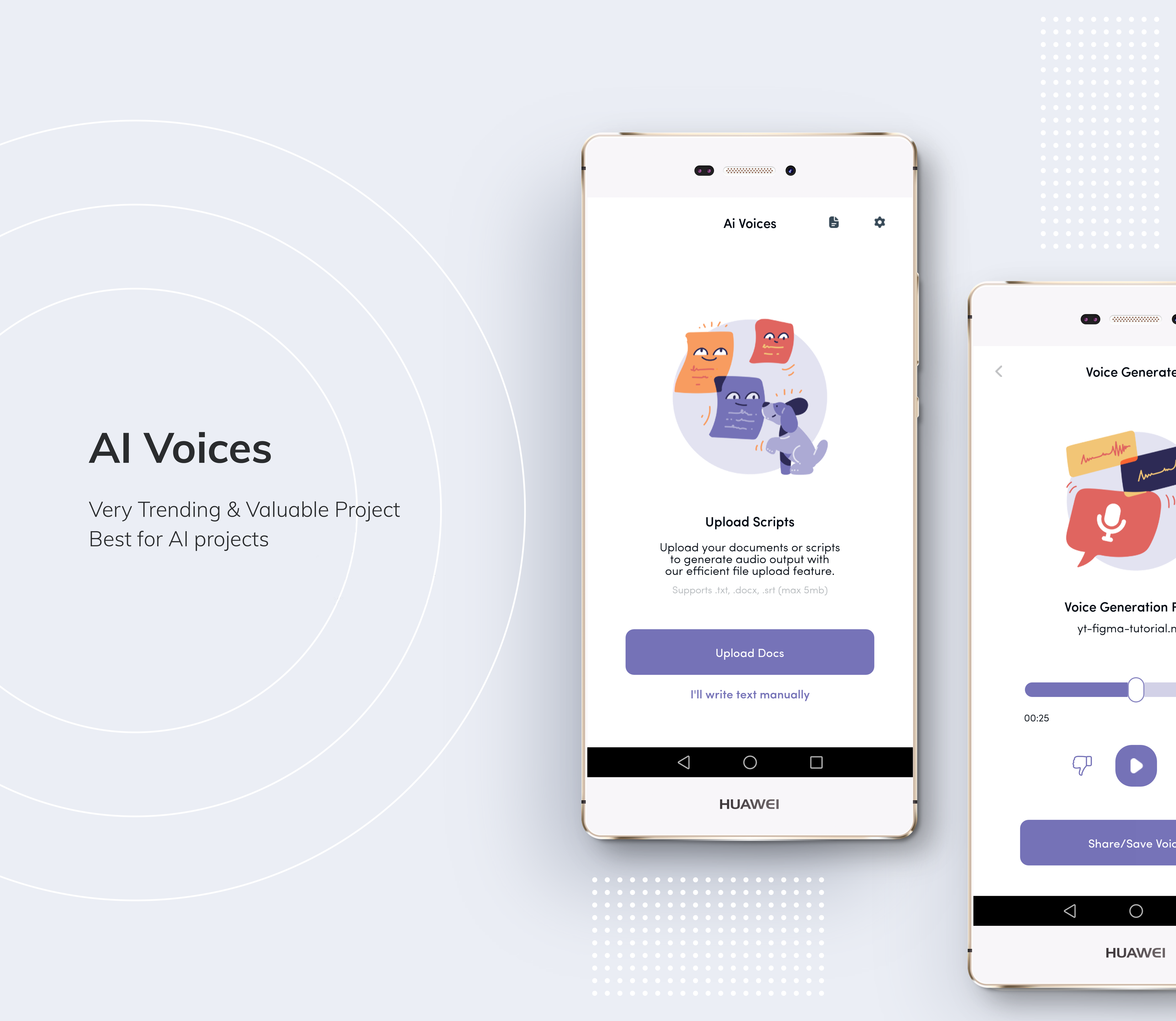 AI Voice Generator App Template - 1