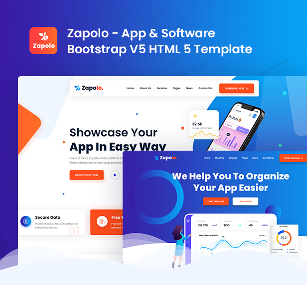 Zapolo | Agency App & Software Bootstrap 5 HTML Template