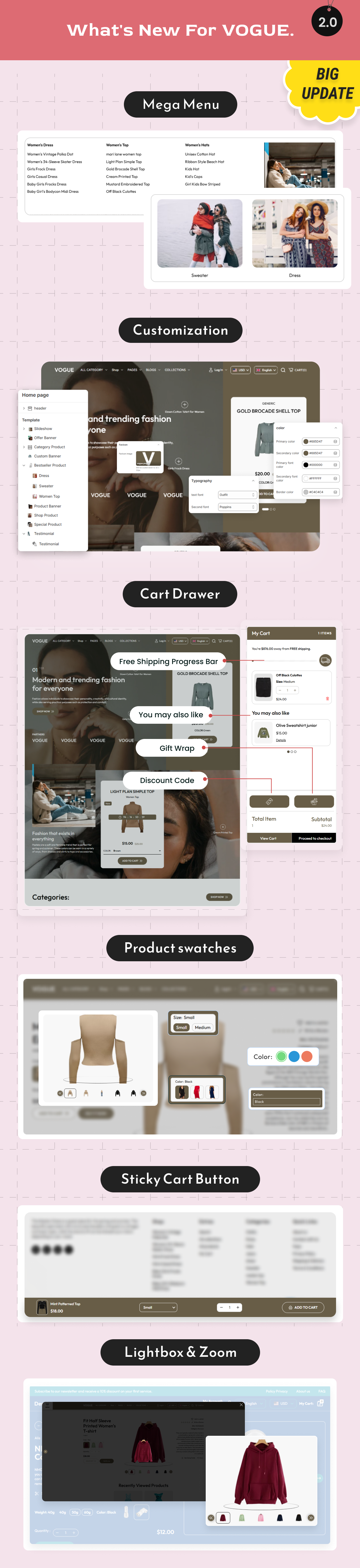 Vogue - Elegant Clothing eCommerce Shopify OS 2.0 - 6