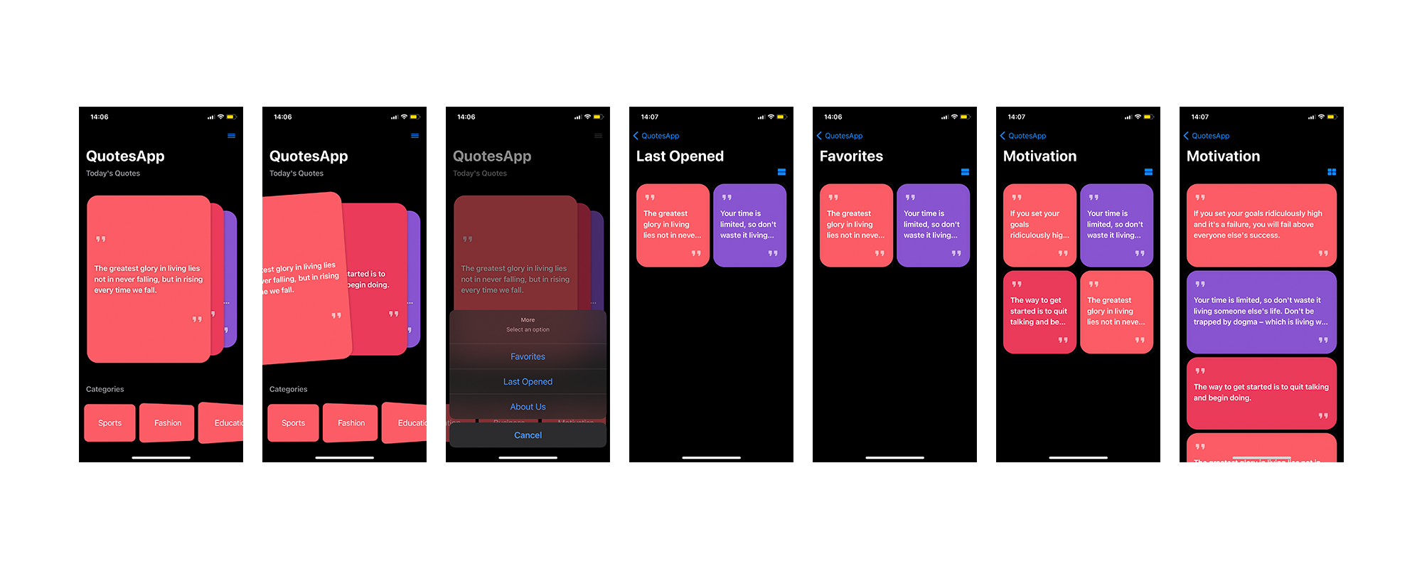 Quotes SwiftUI IOS App - 2