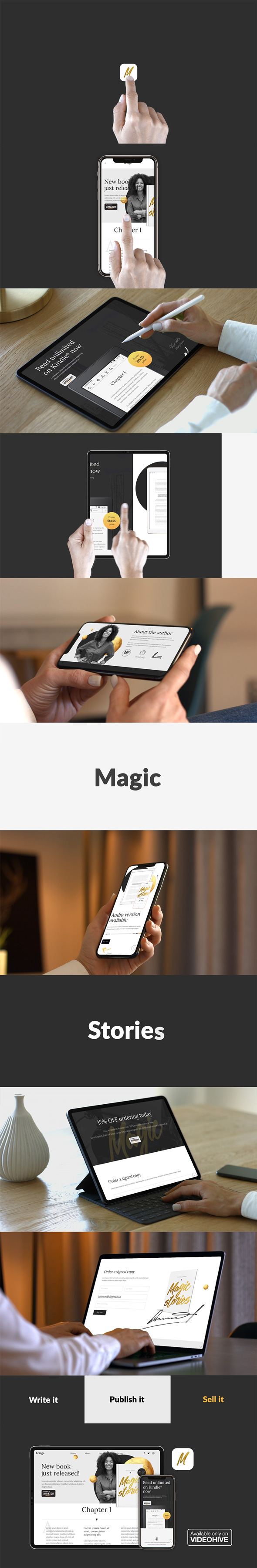 实拍视频素材iPad Pro/iPhone XI手势操作屏幕界面扣像合成第四季AE模板